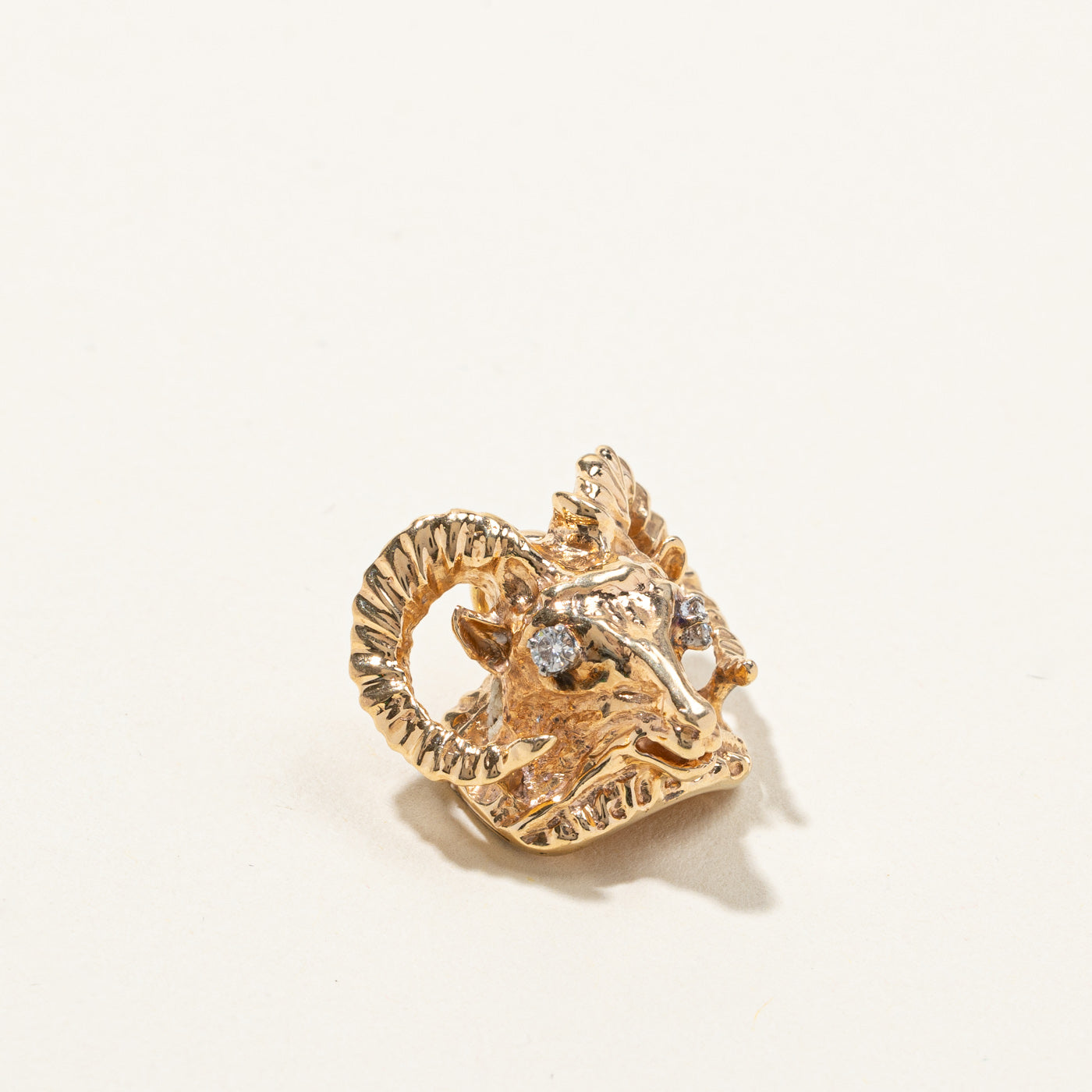 Diamond Ram Pendant | 0.09ctw |