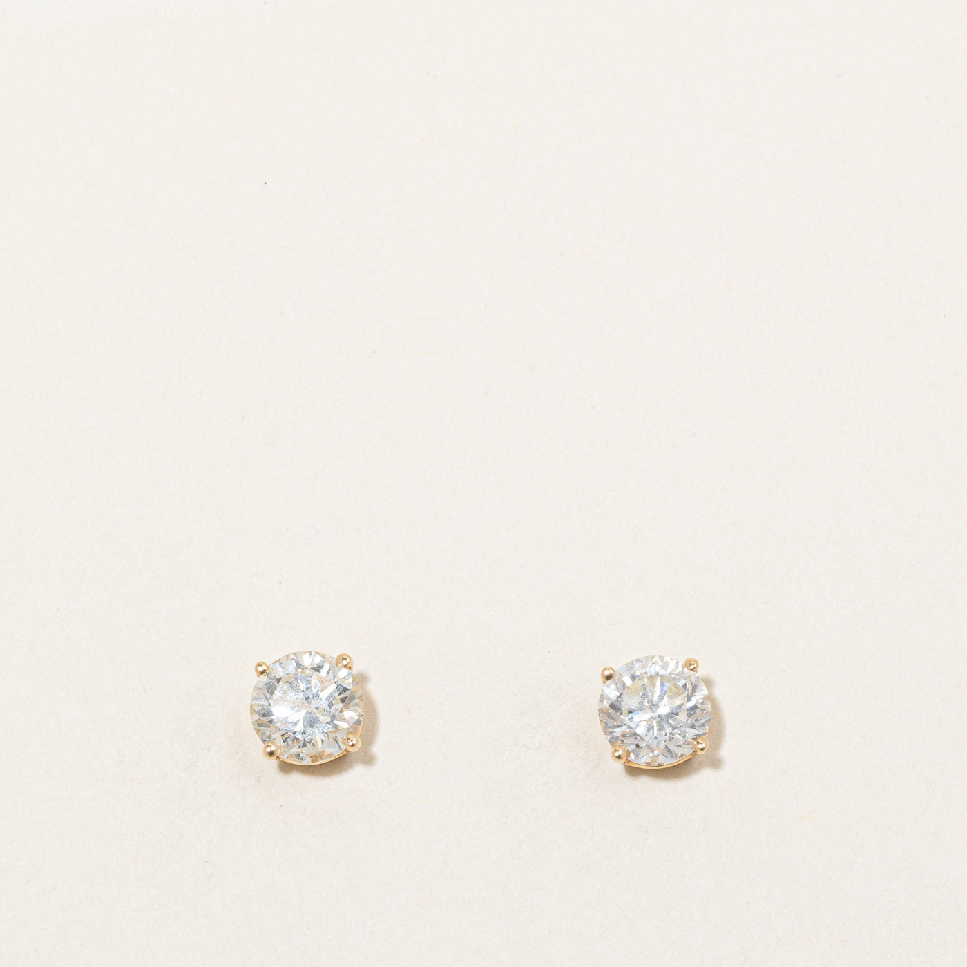Diamond Stud Earrings | 1.80ctw I1 K/L |