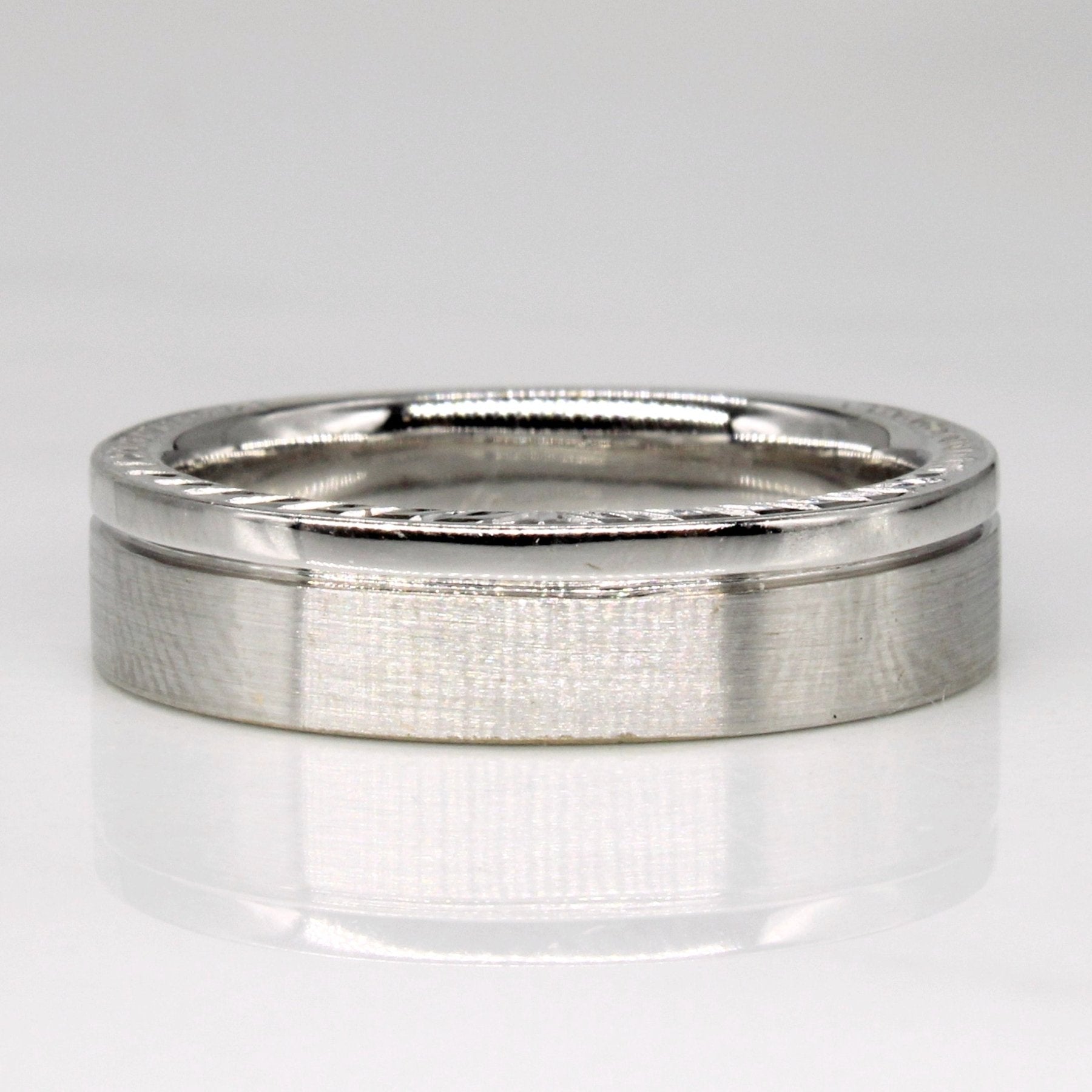 'Effy' 18k White Gold Band | SZ 8.5 | - 100 Ways