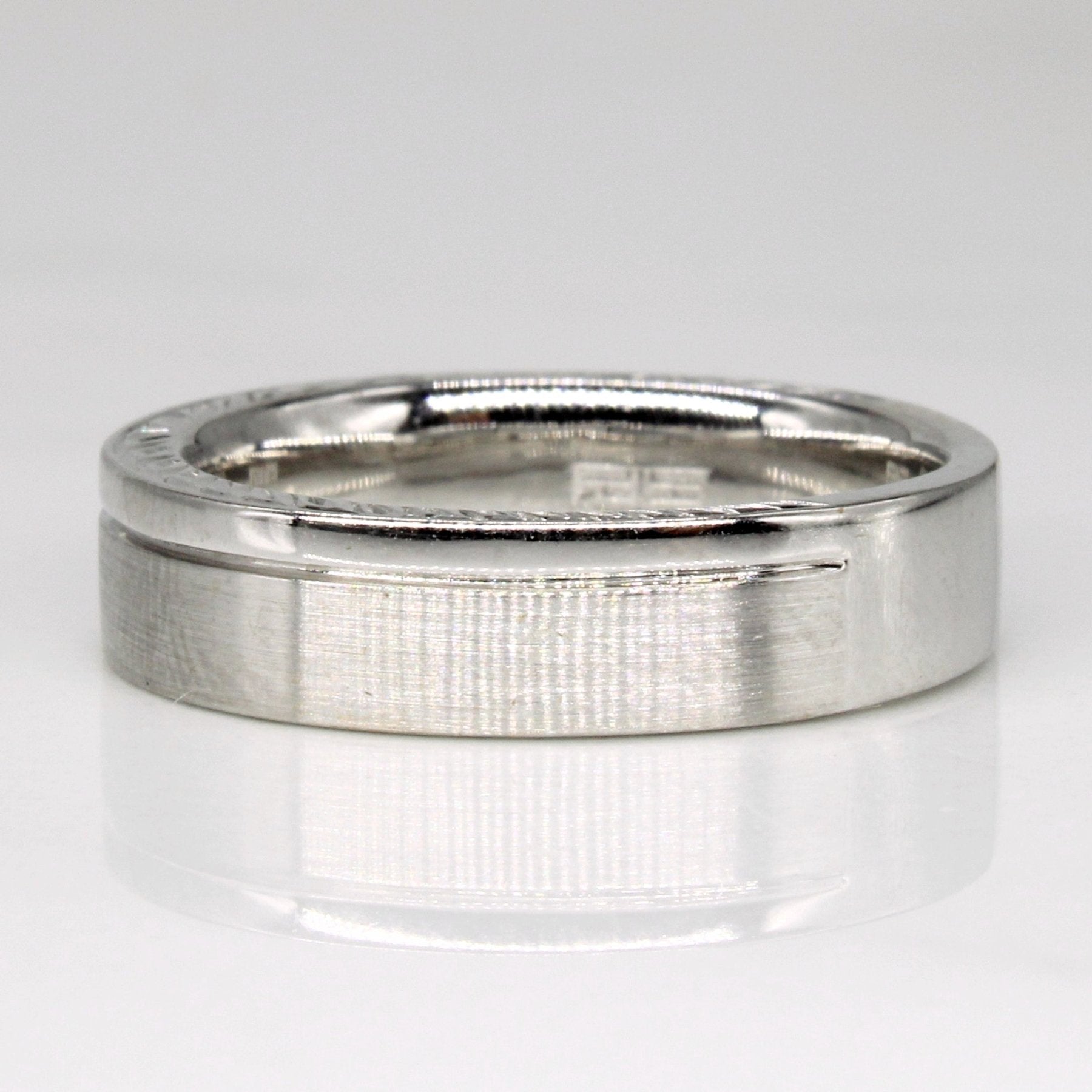 'Effy' 18k White Gold Band | SZ 8.5 | - 100 Ways