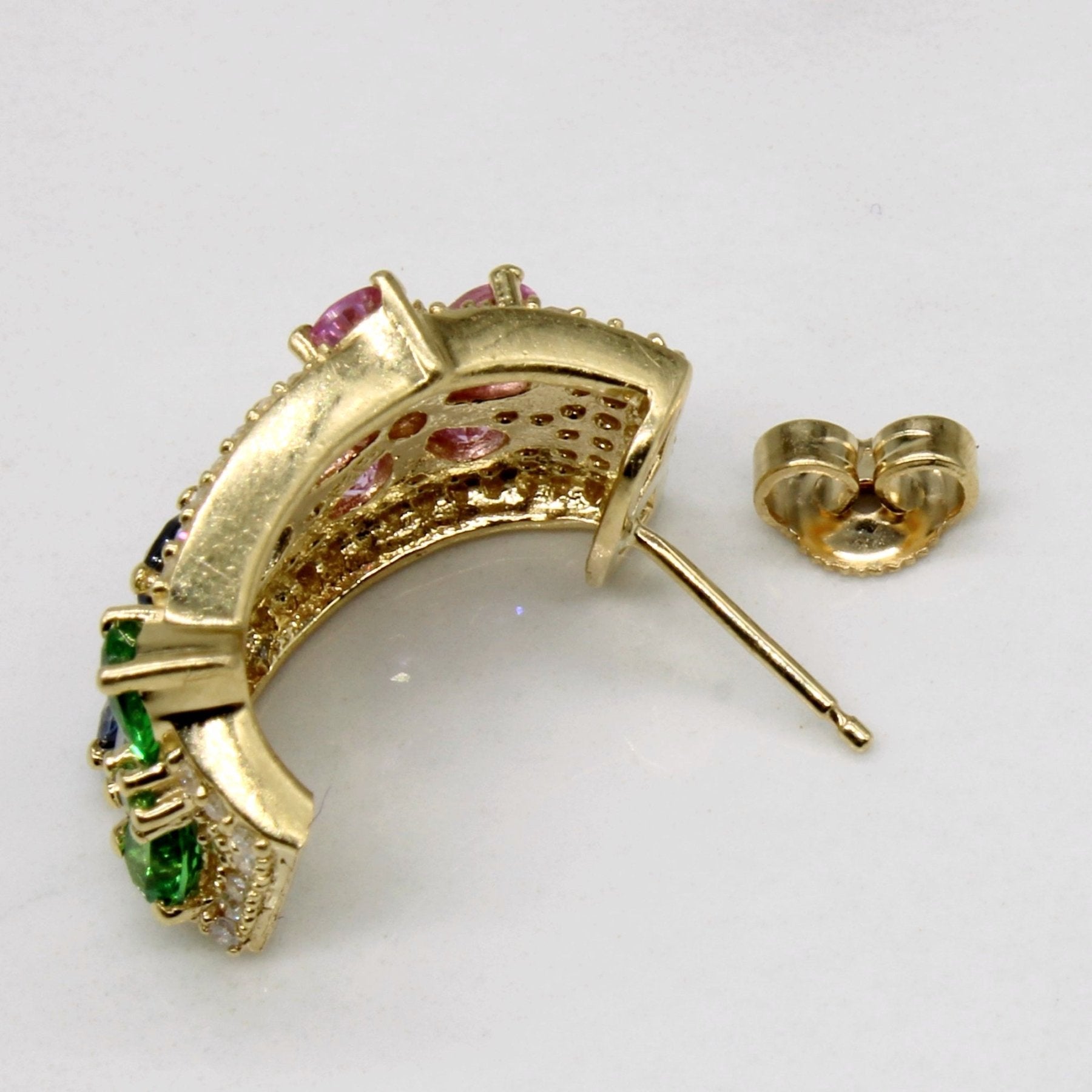 'Effy' Multigem Floral Earrings | 5.00ctw | - 100 Ways