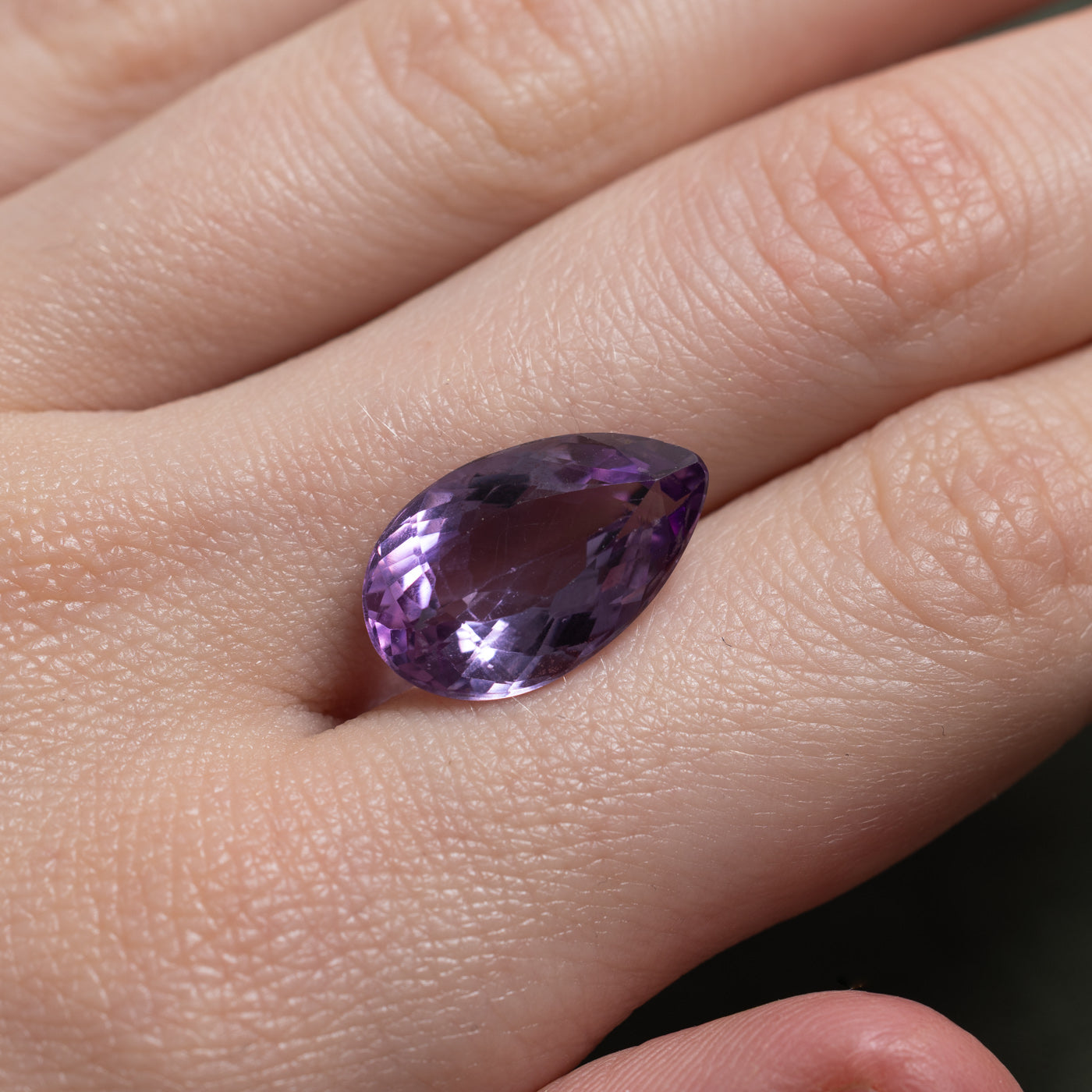 Loose Pear Cut Amethyst | 8.28ct
