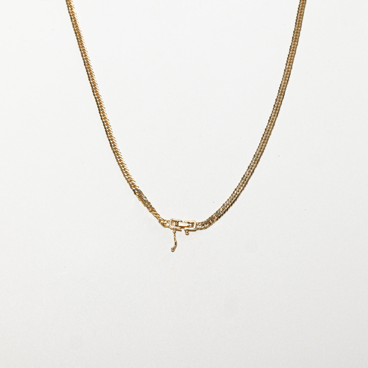 18k Yellow Gold Herringbone Link Chain | 18"
