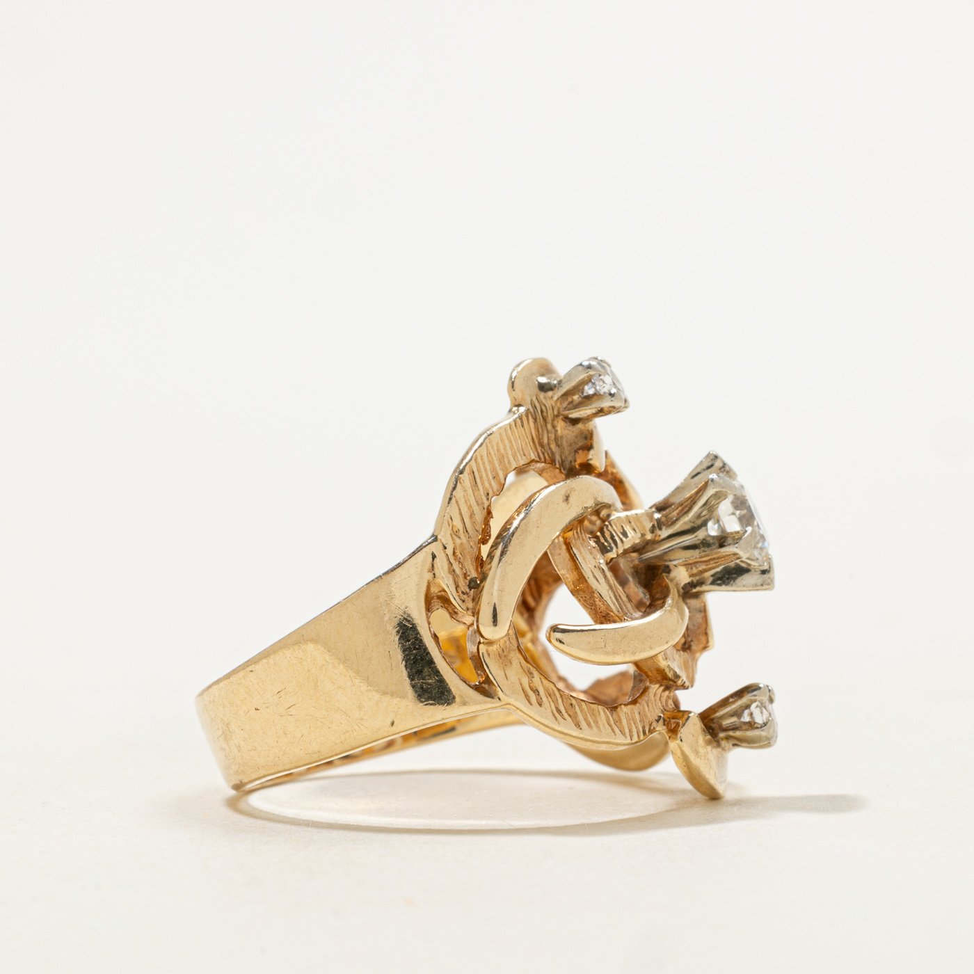 14K Ring with .35ct Diamond