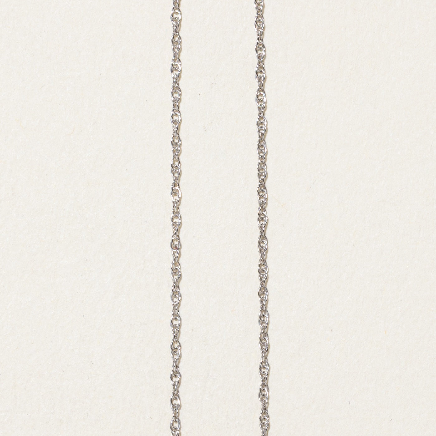 14k Diamond Plain Bar Pendant Necklace | 18"