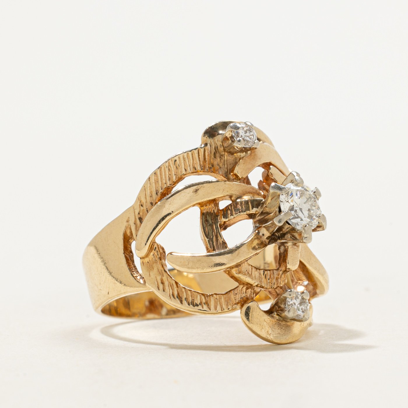 14K Ring with .35ct Diamond