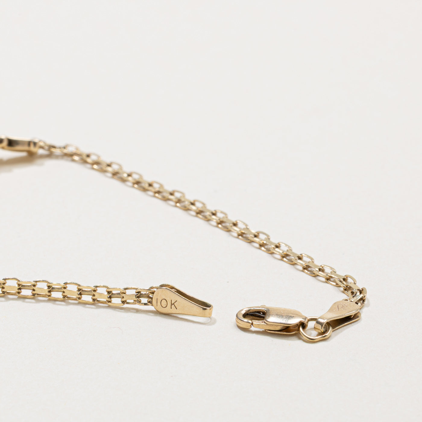 Sapphire & Diamond Bismarck Chain Gemstone Bracelet | 0.75ctw, 0.02ctw | 7"