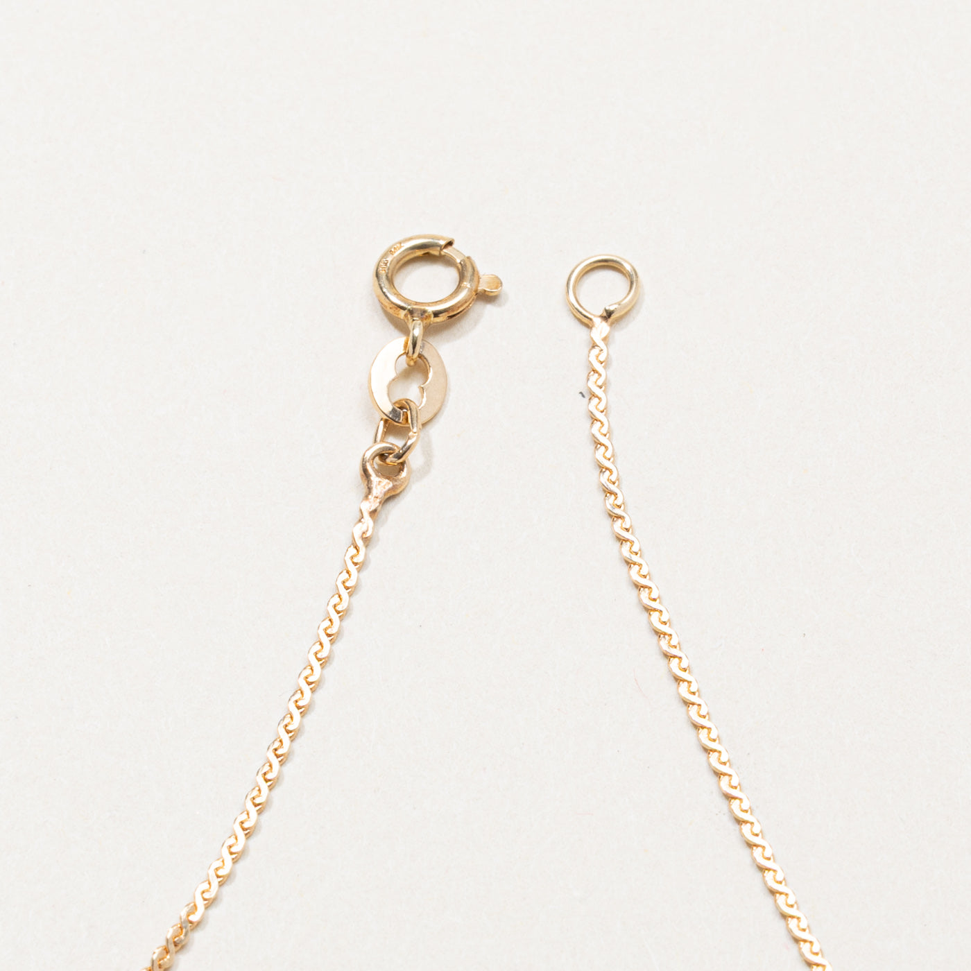10k Yellow Gold Single Diamond Bar Bracelet | 7"