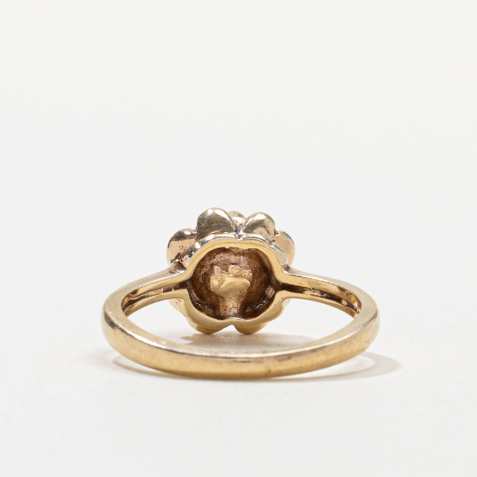10k Pearl Flower Ring | SZ 5.5