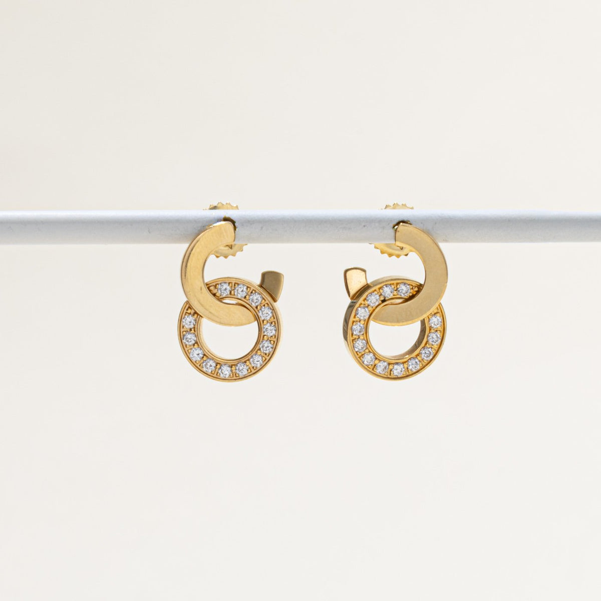 'Piaget' Possession Diamond Circles Drop Earrings | 0.50ctw