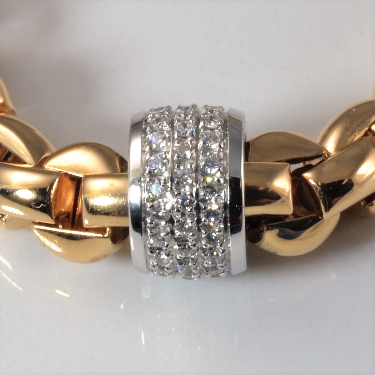 'FOPE' Diamond Pave Necklace | 0.58ct | 17" | - 100 Ways