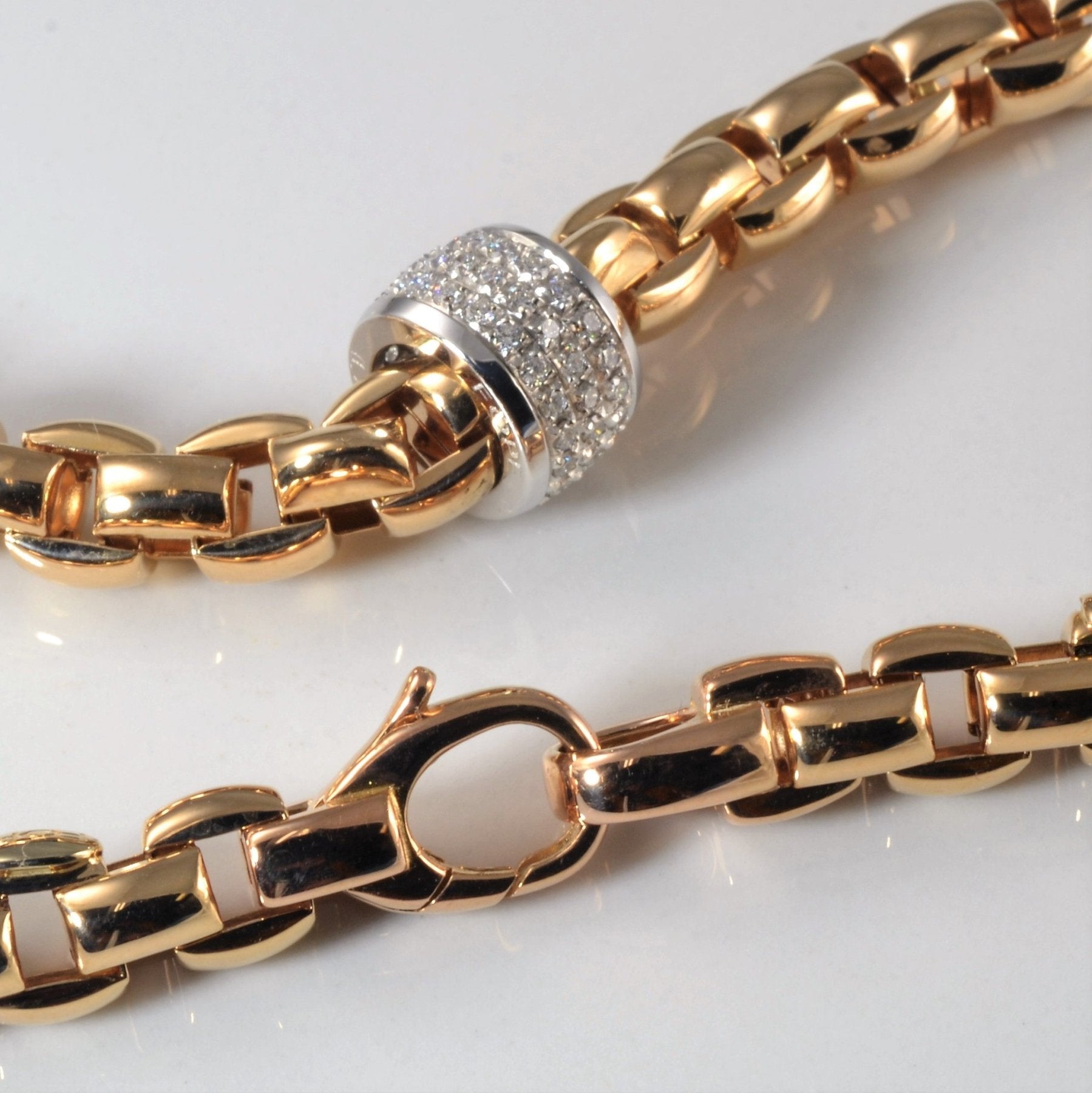 'FOPE' Diamond Pave Necklace | 0.58ct | 17" | - 100 Ways