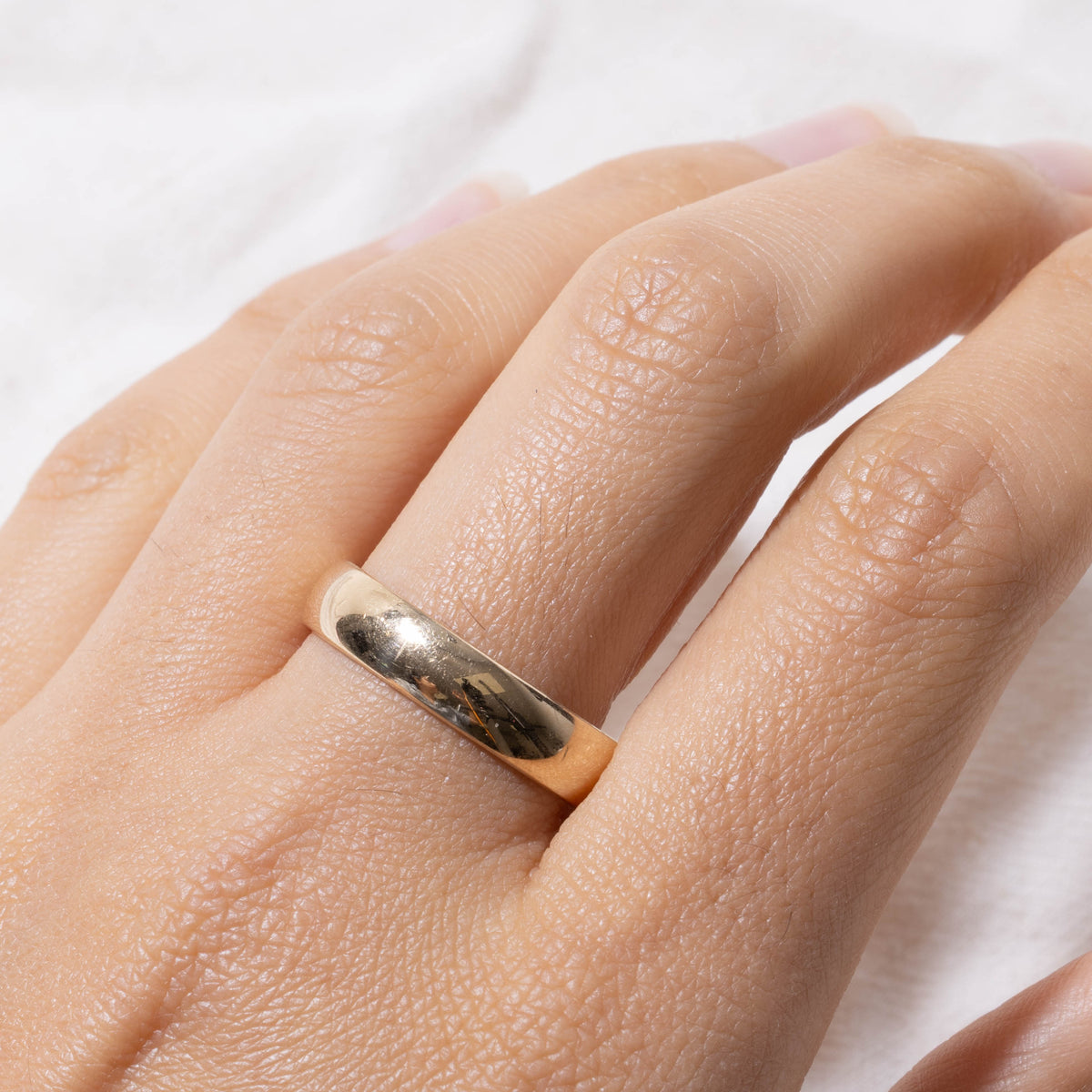 10k Yellow Gold Plain Band | 5.00mm | SZ 12