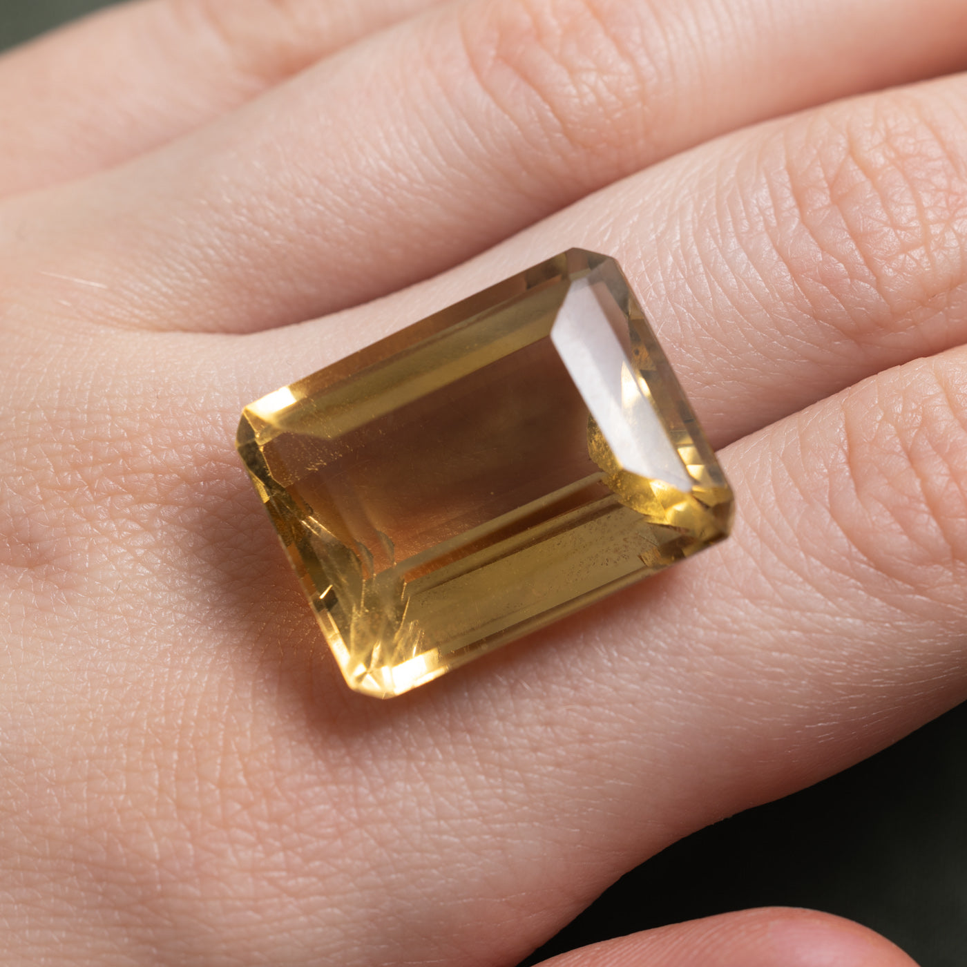 Loose Emerald Cut Smoky Quartz | 45.4ct