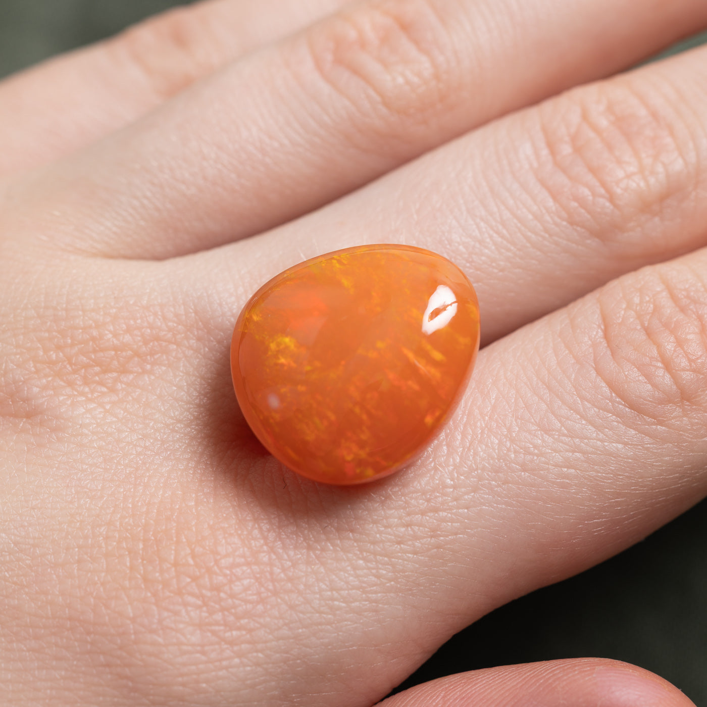 Loose Polished Fire Opal | 23.8ct