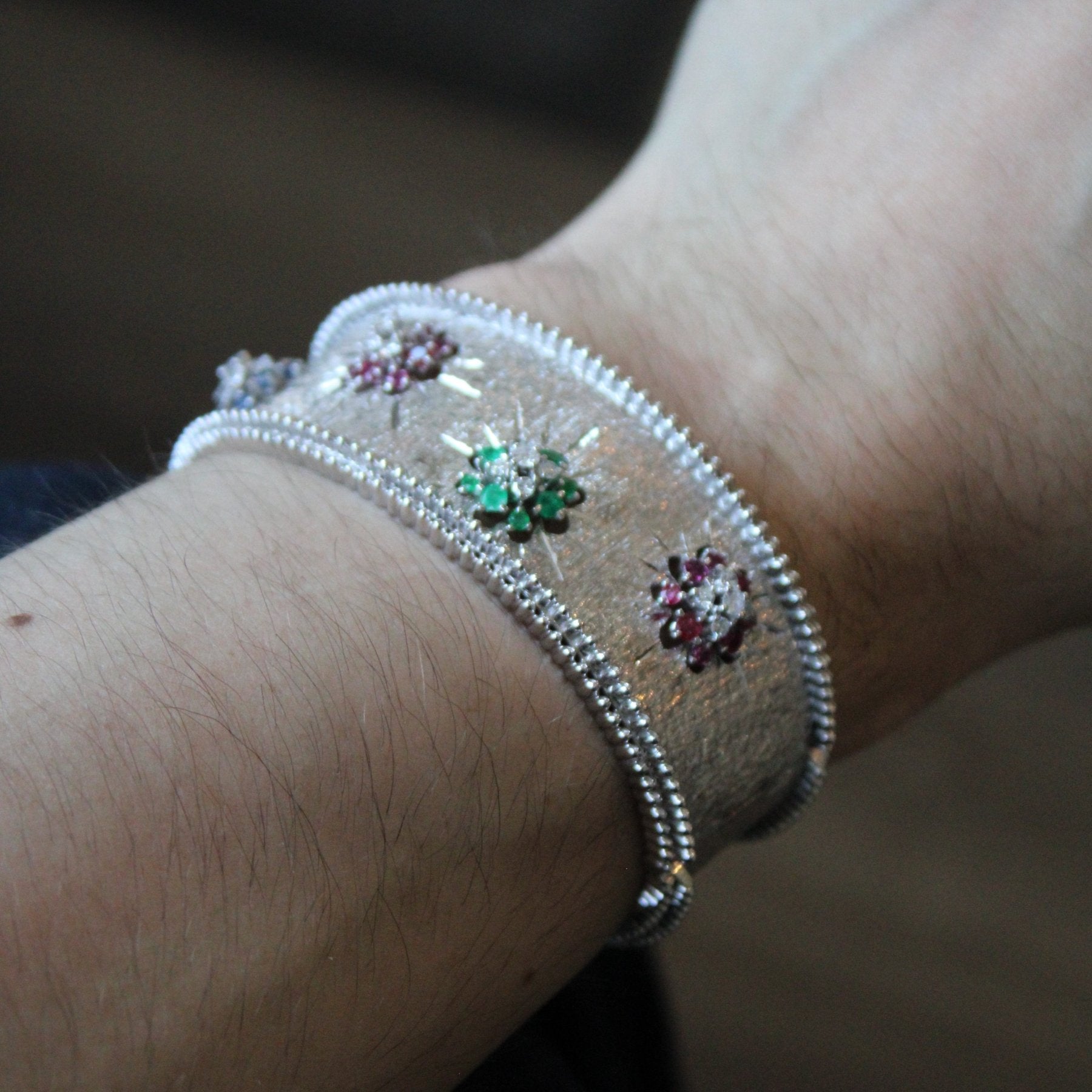 'Mario Buccellati' Multi Gem Cuff | 2.79ctw | 8" | - 100 Ways