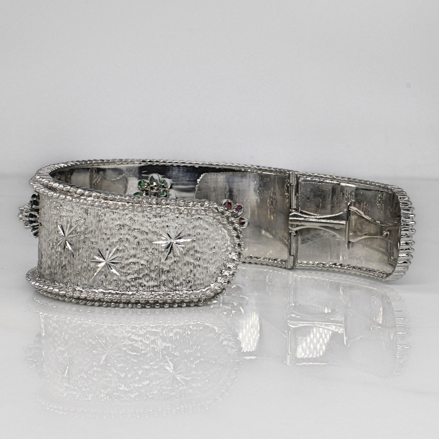 'Mario Buccellati' Multi Gem Cuff | 2.79ctw | 8" | - 100 Ways