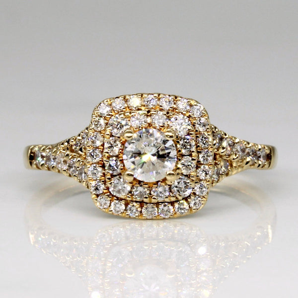 'Michael Hill' Diamond Engagement Ring | 0.92ctw | SZ 8.75 |