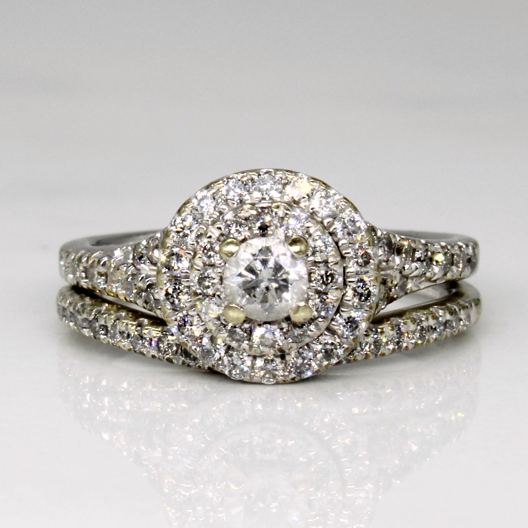 'Michael Hill' Diamond Wedding Ring Set | 0.60ctw | SZ 3.75 | - 100 Ways