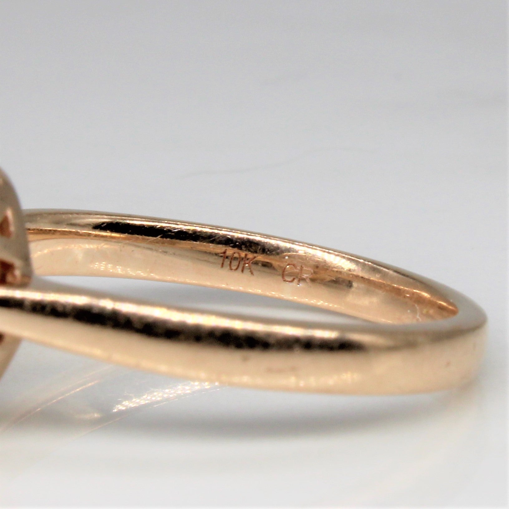 'Michael Hill' Synthetic Peach Sapphire & Diamond Ring | 2.25ct, 0.10ctw | SZ 7.5 | - 100 Ways