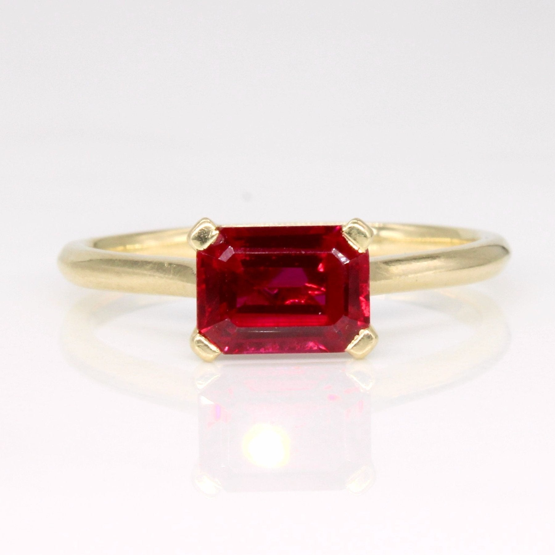 'Michael Hill' Synthetic Ruby Ring | 2.00ct | SZ 9.75 | - 100 Ways
