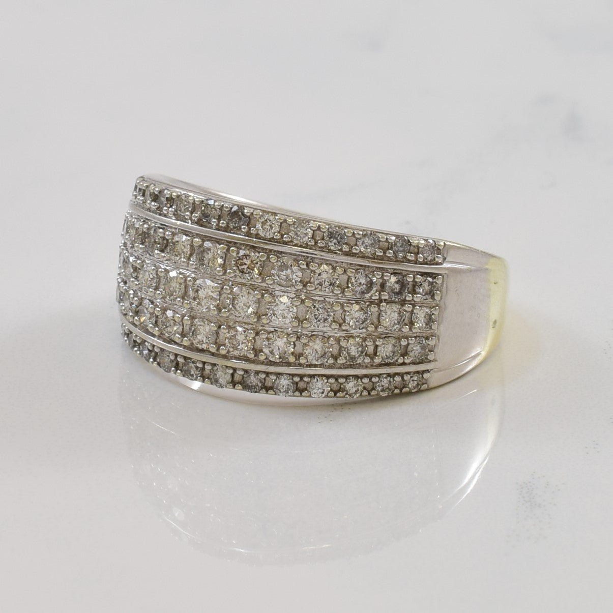 'Michael Hill' Wide Diamond Ring | 1.00ctw | SZ 9.75 | - 100 Ways