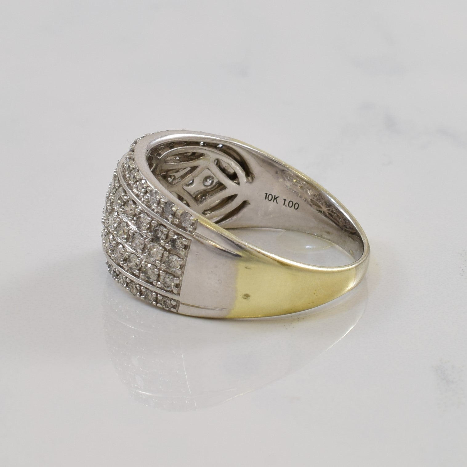 'Michael Hill' Wide Diamond Ring | 1.00ctw | SZ 9.75 | - 100 Ways