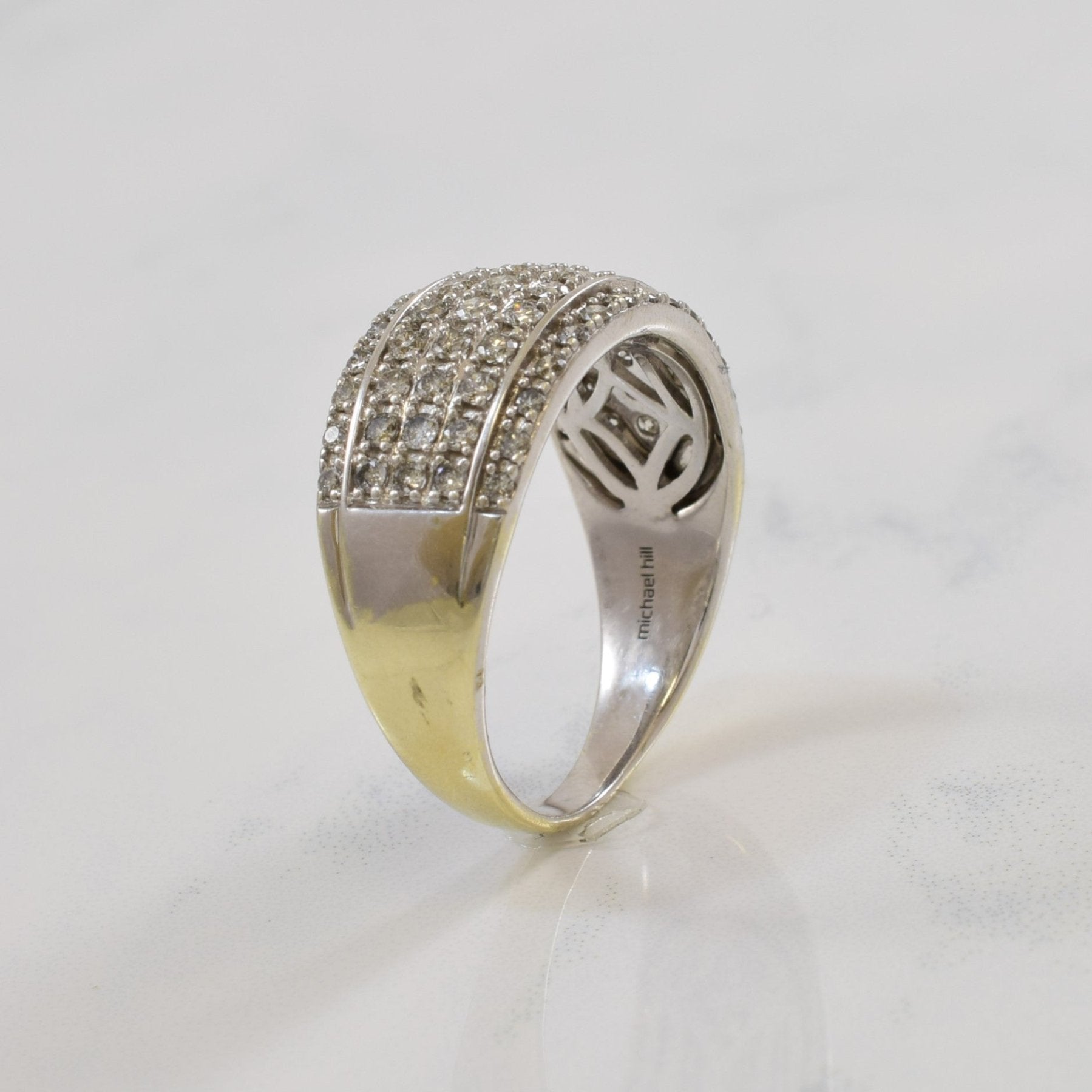 'Michael Hill' Wide Diamond Ring | 1.00ctw | SZ 9.75 | - 100 Ways
