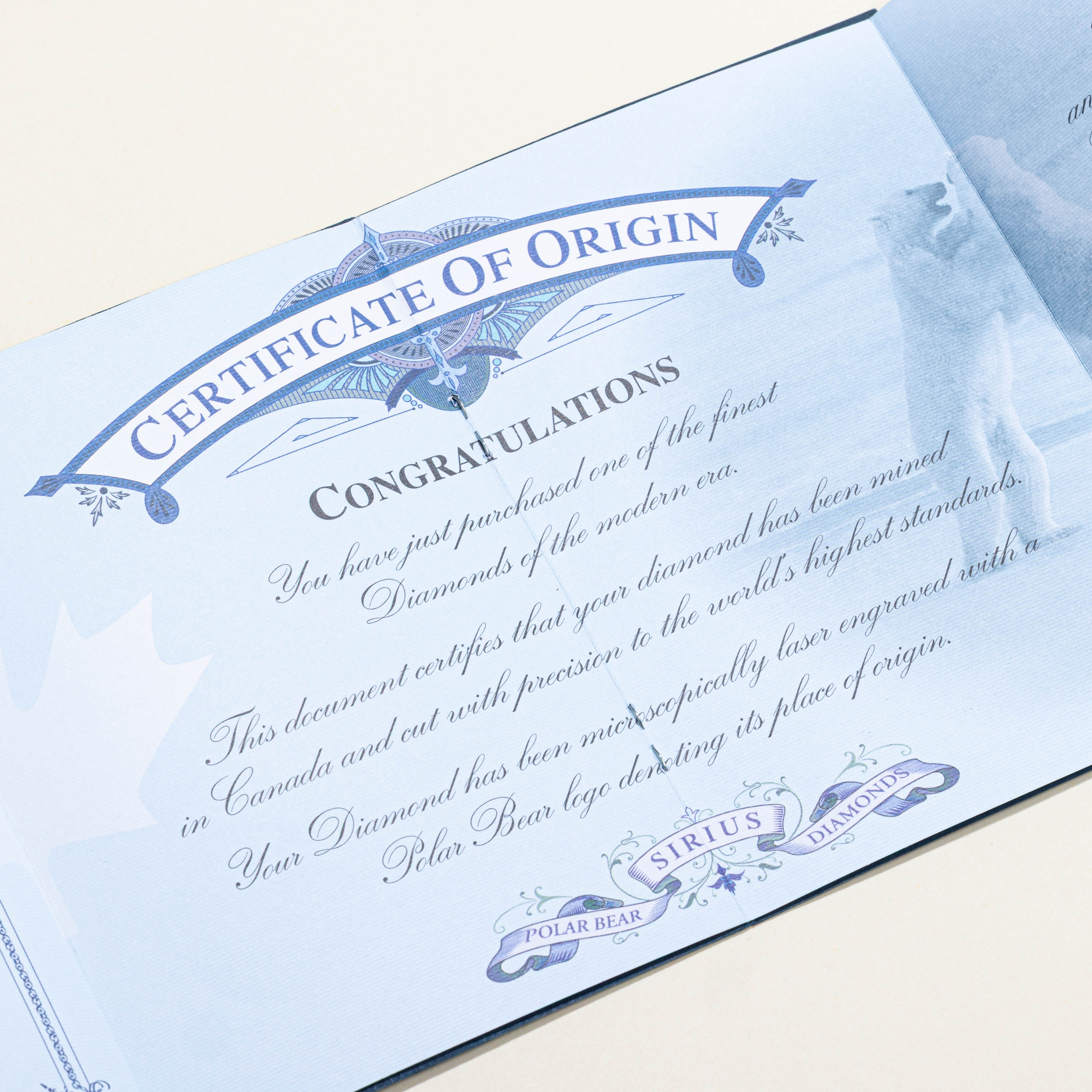 Canadian Round Brilliant Cut Loose Polar Bear Diamond | 0.45ct VS2 F |