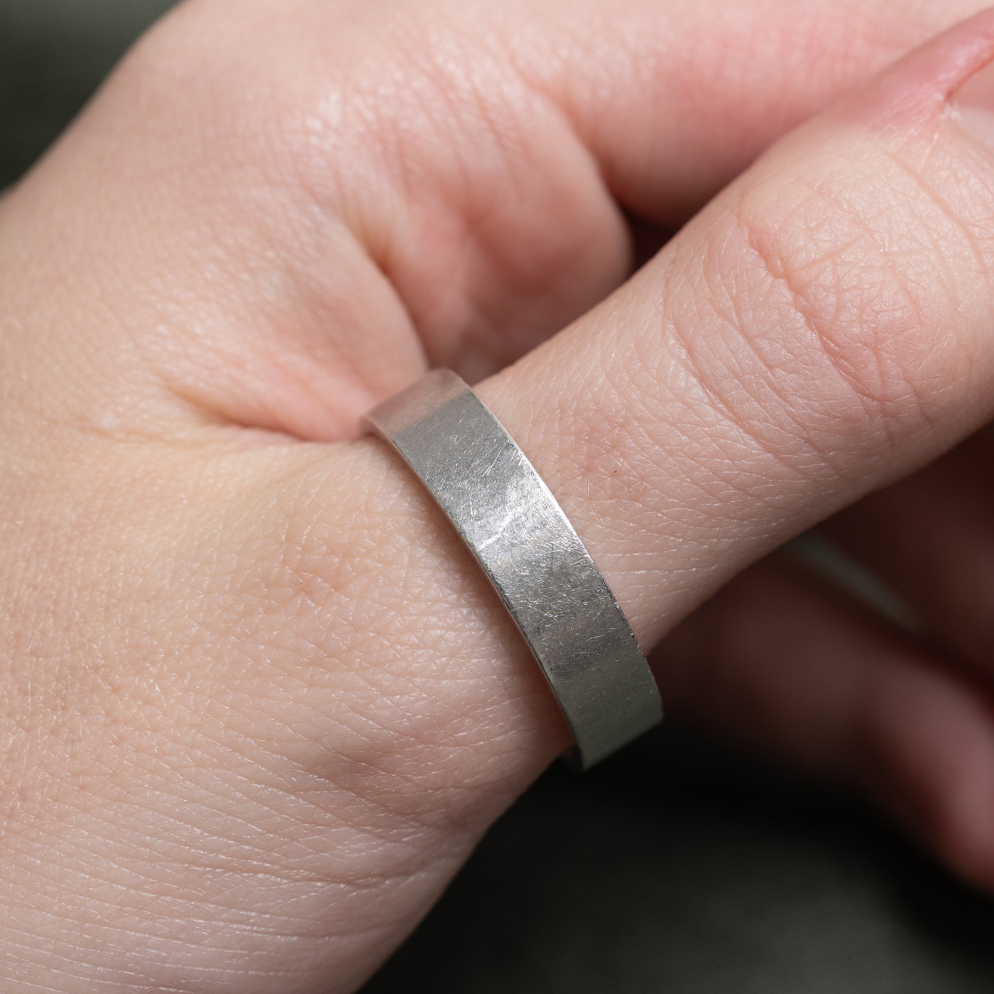 'Tiffany & Co' The Charles Tiffany Setting Satin Finish Ring | 5mm | SZ 13.0 |