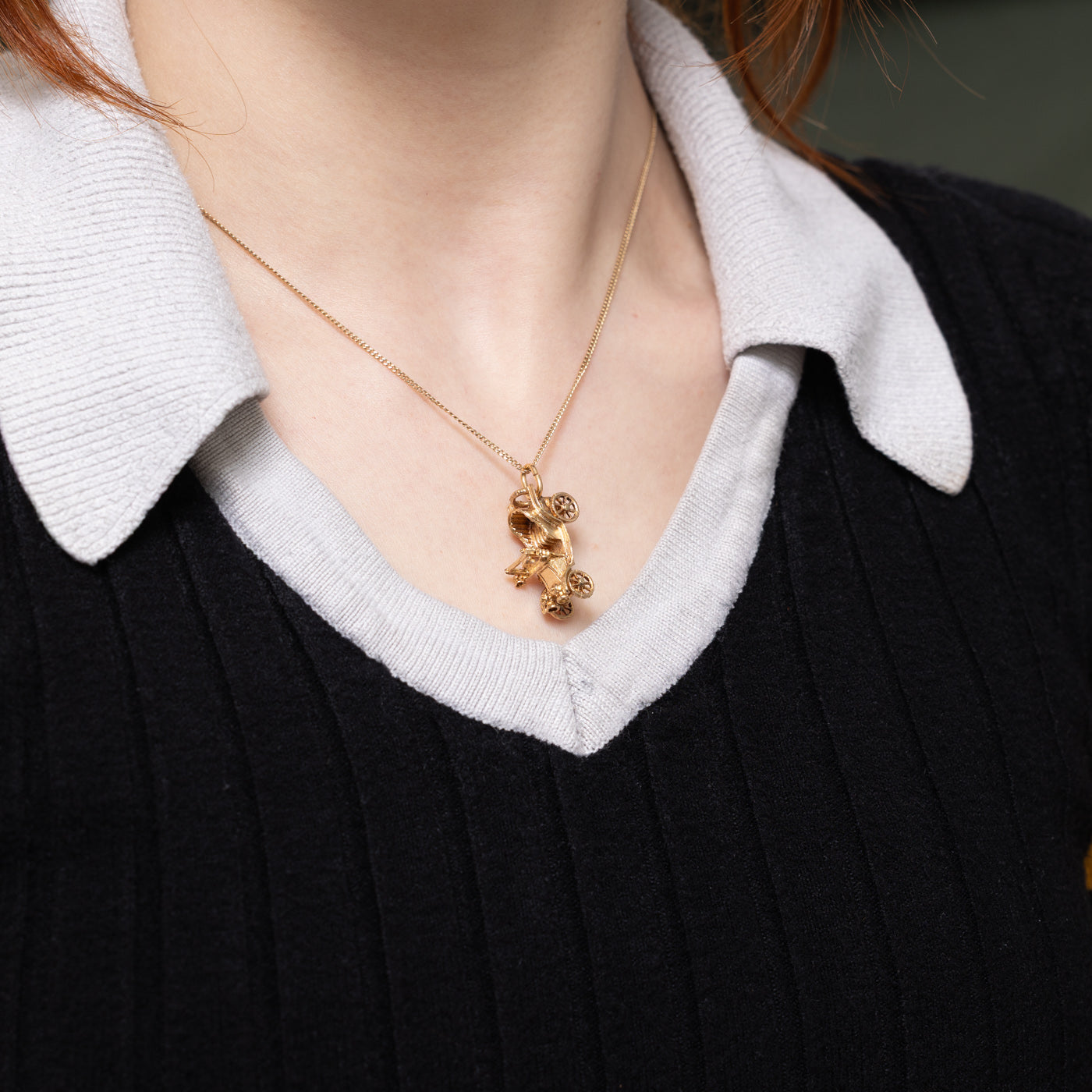 1971 London 9k Yellow Gold Vintage Car Charm