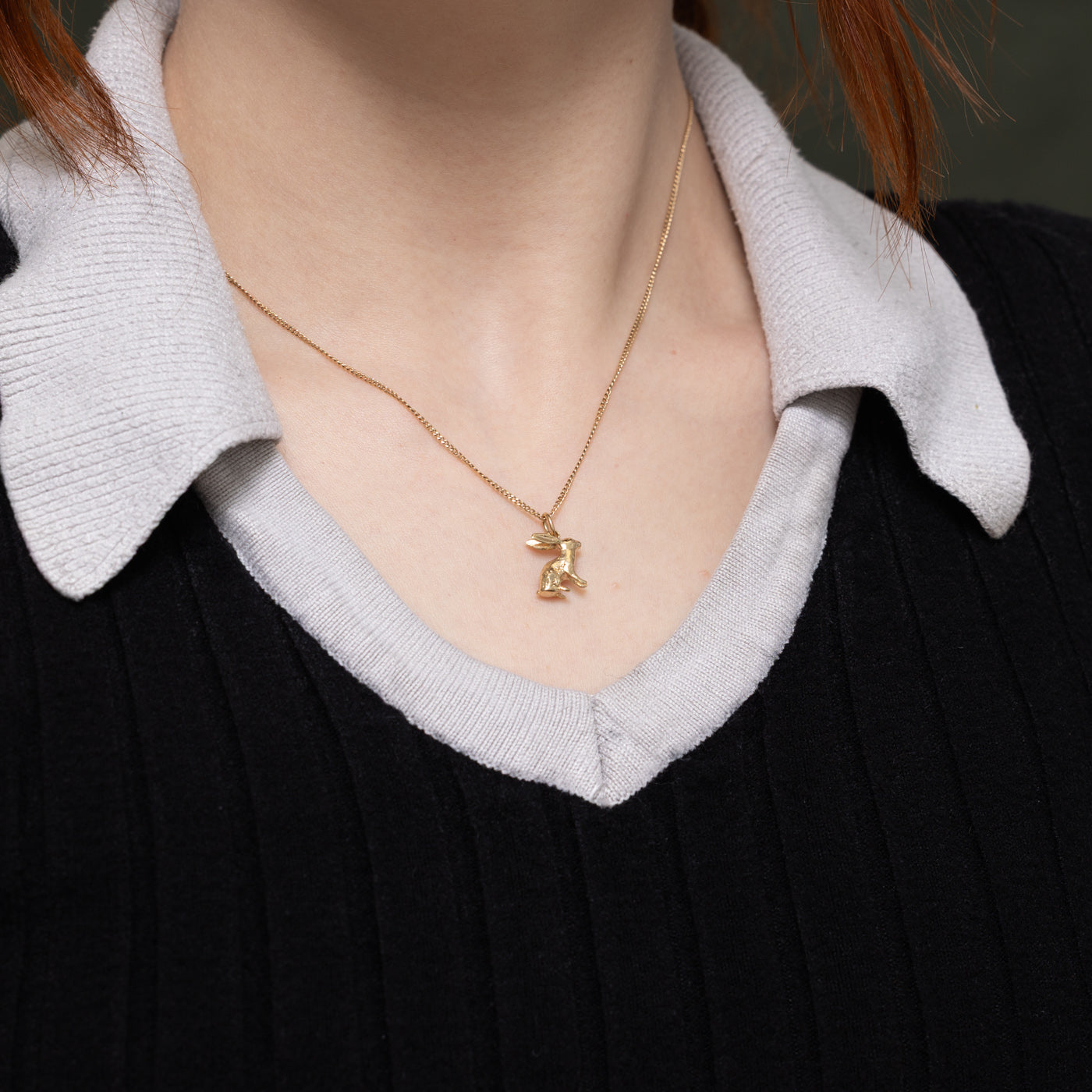 10k Yellow Gold Rabbit Charm