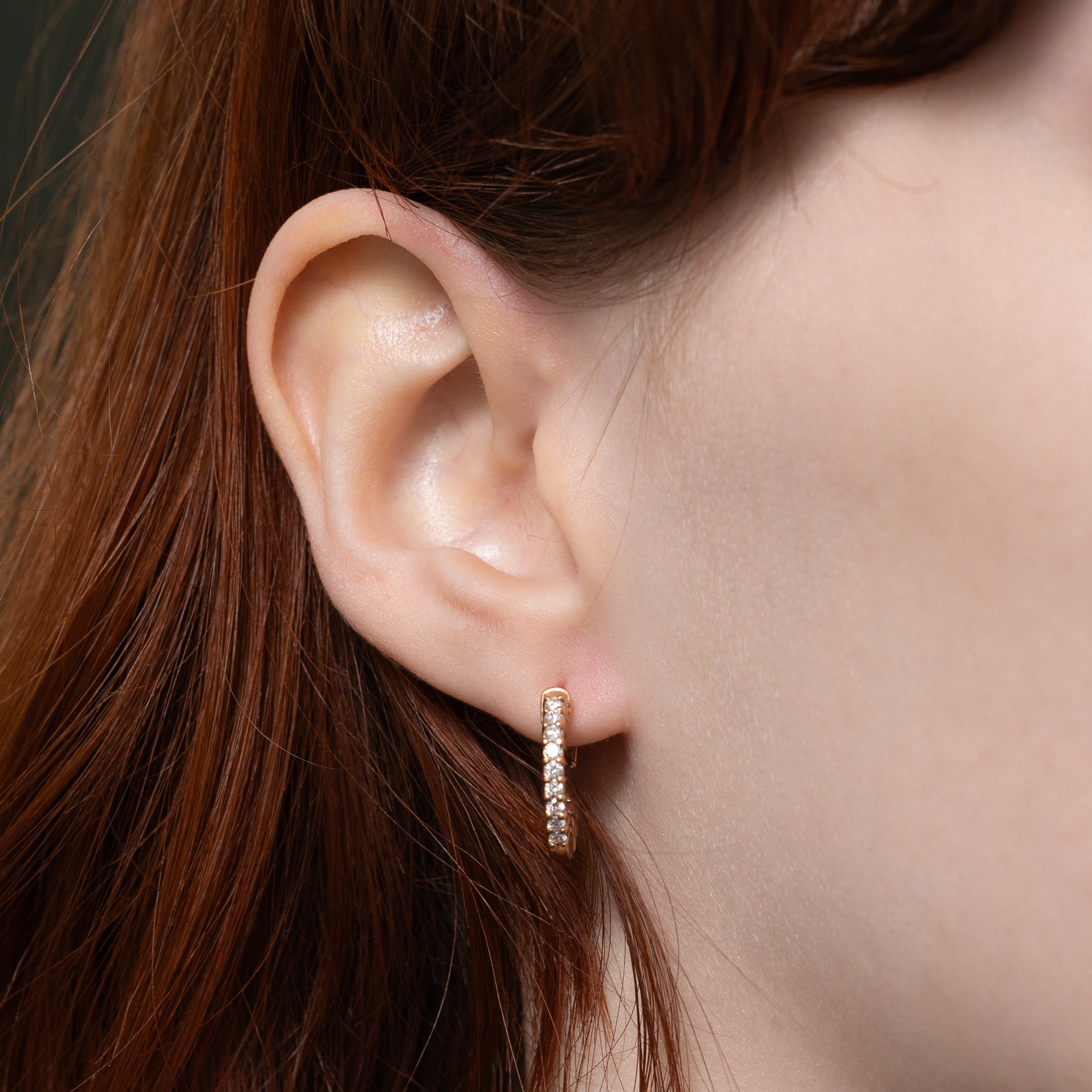 Diamond Hoop Earrings | 0.45ctw