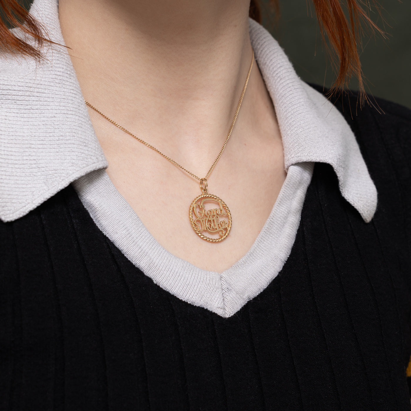 10k Yellow Gold "Grandmother" Charm