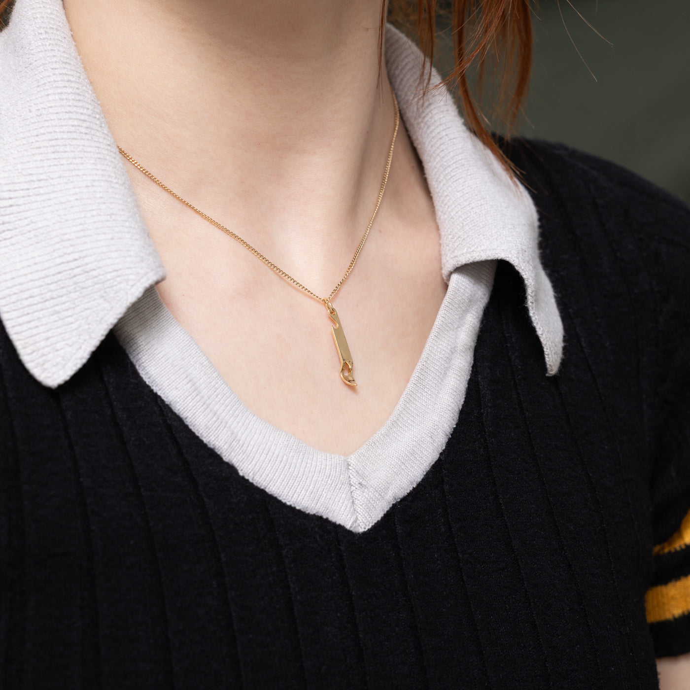 14k Yellow Gold Mini Bottle Opener Charm
