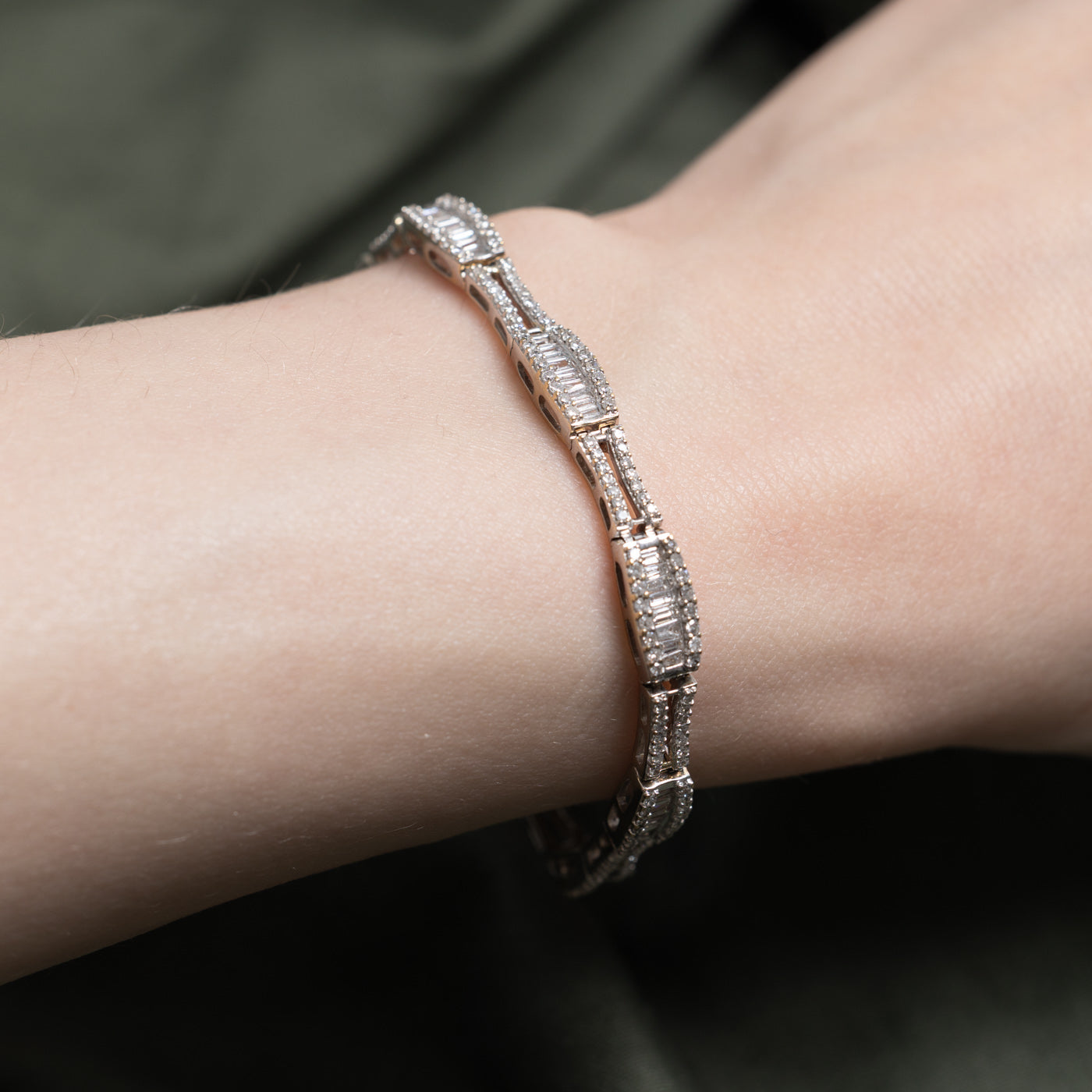 Mixed Cut Diamond Tennis Bracelet | 2.05ctw | 6.25"