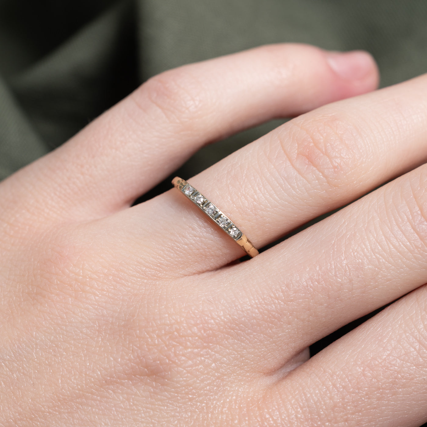 Five Stone Diamond Band | 0.05ctw | SZ 5.5 |