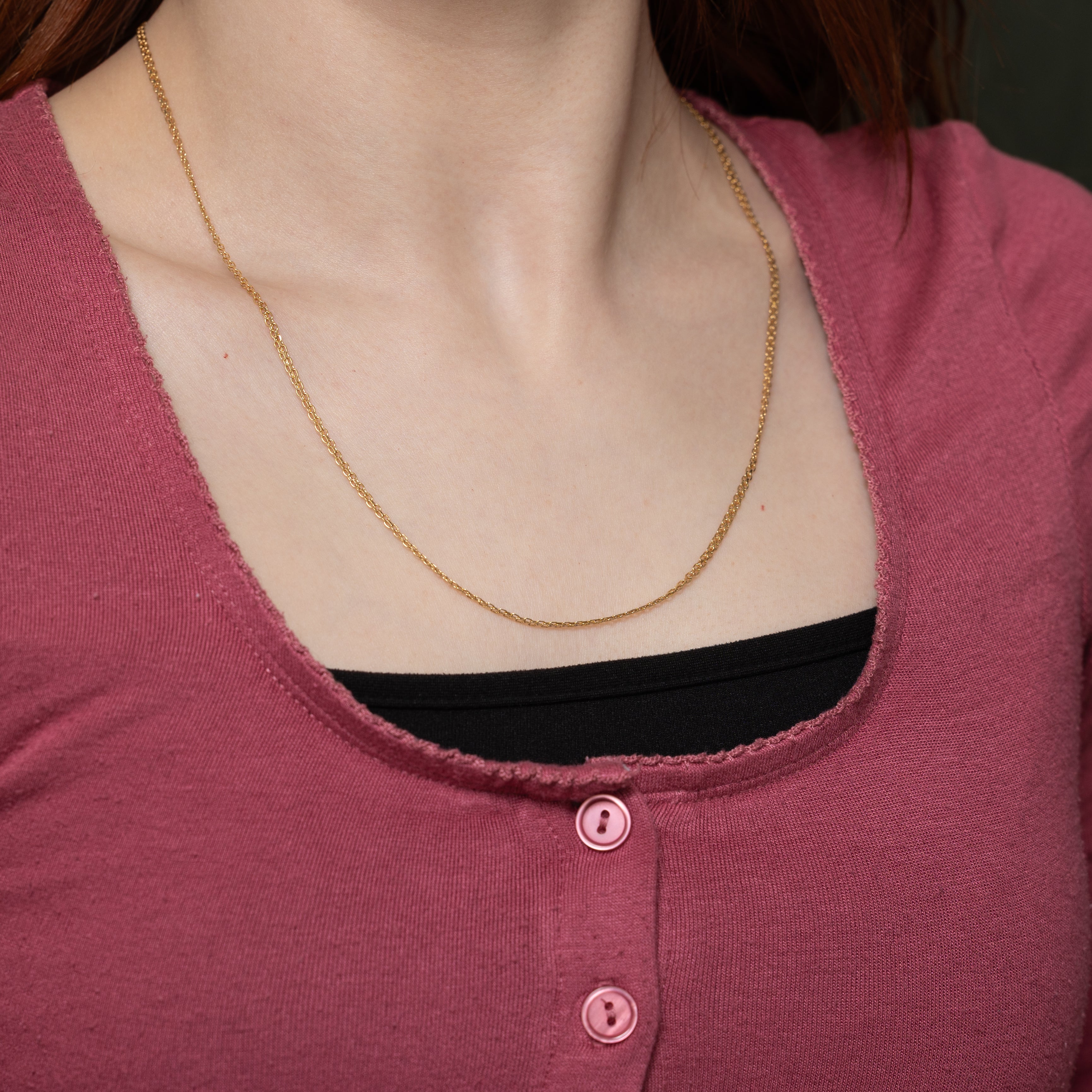 18k Yellow Gold Bismarck Chain | 21"