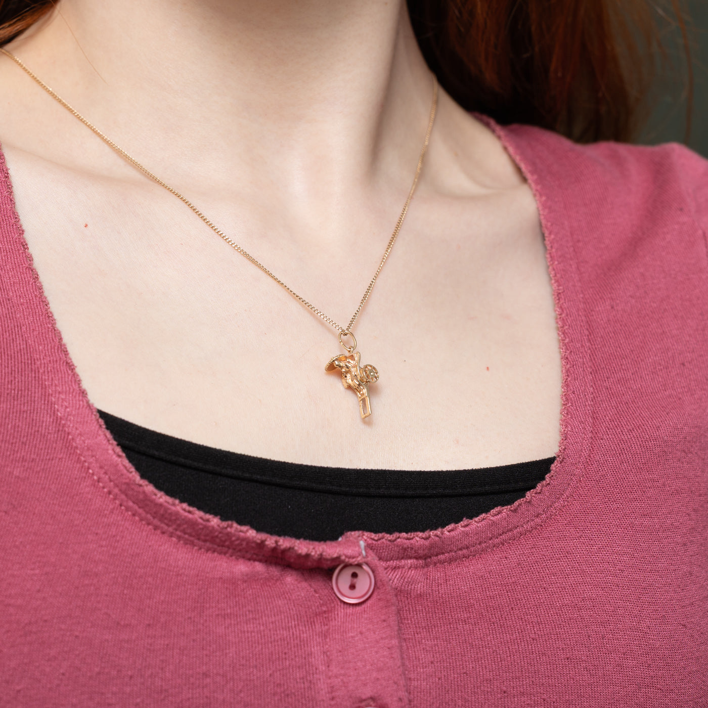 10k Yellow Gold Rickshaw Charm