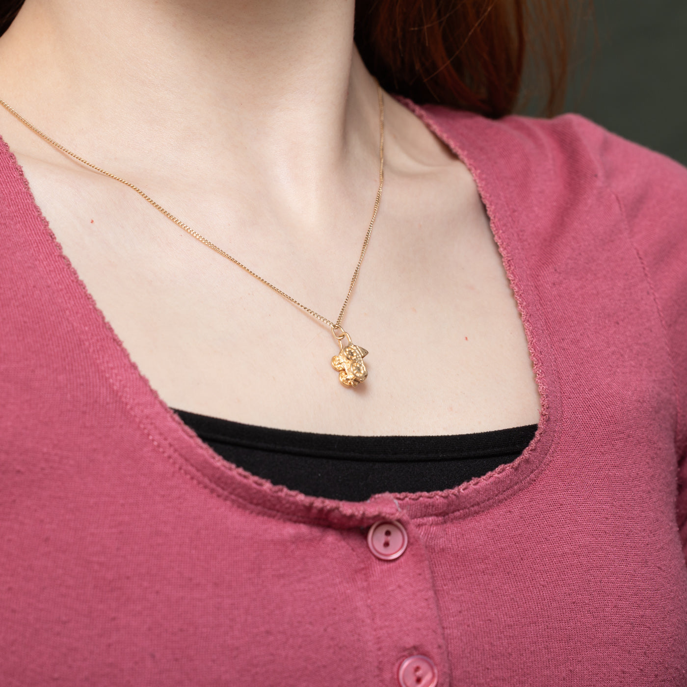 10k Yellow Gold Baby Carriage Charm