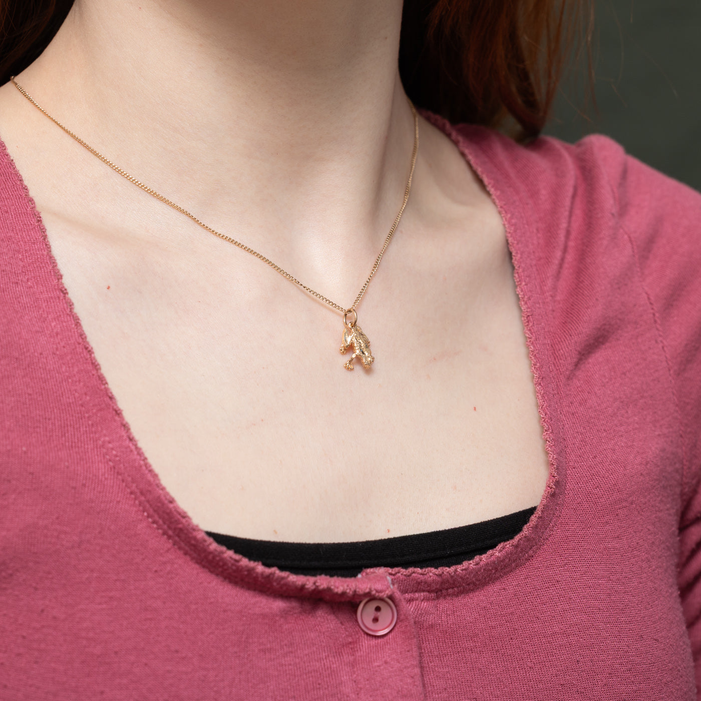 10k Yellow Gold Frog Charm