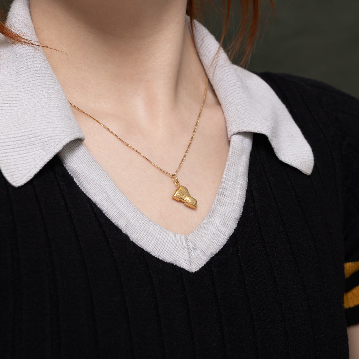 18k Yellow Gold Boot Charm