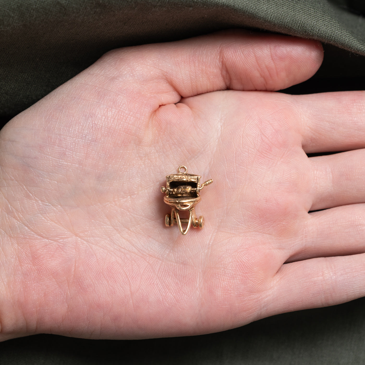 10k Yellow Gold Barbecue Charm