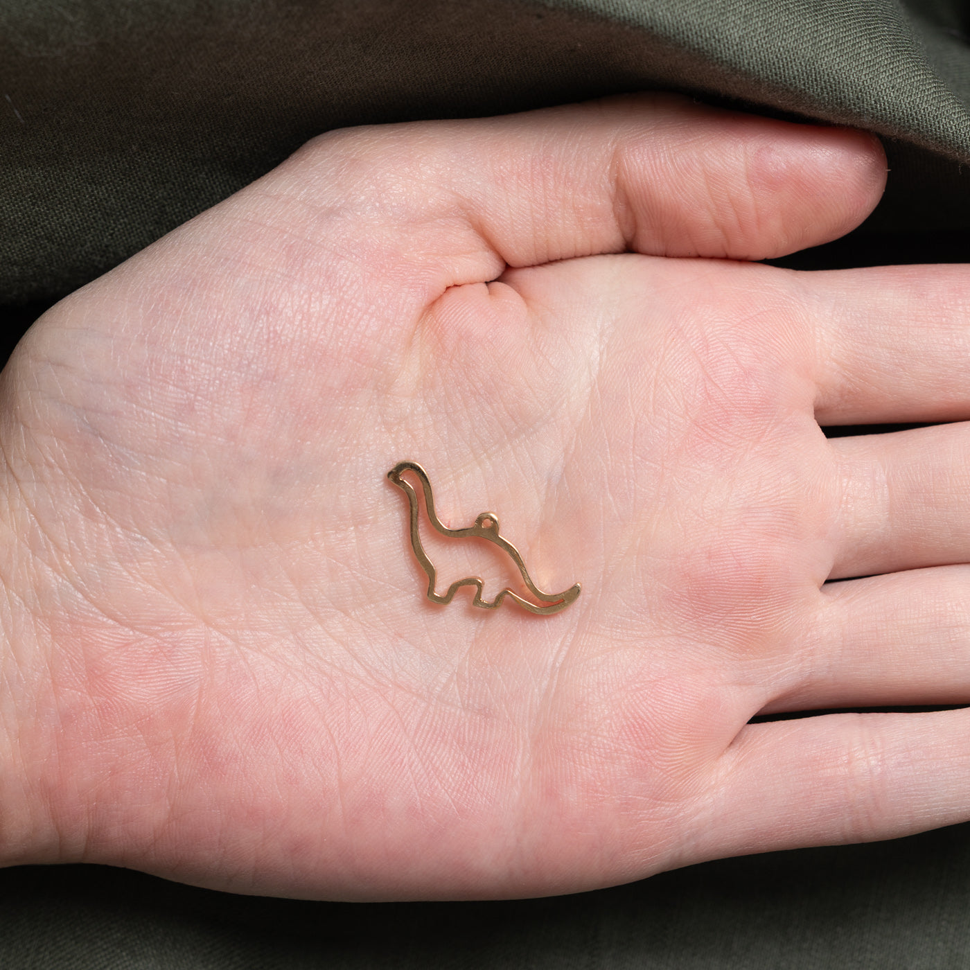 10k Yellow Gold Dinosaur Charm