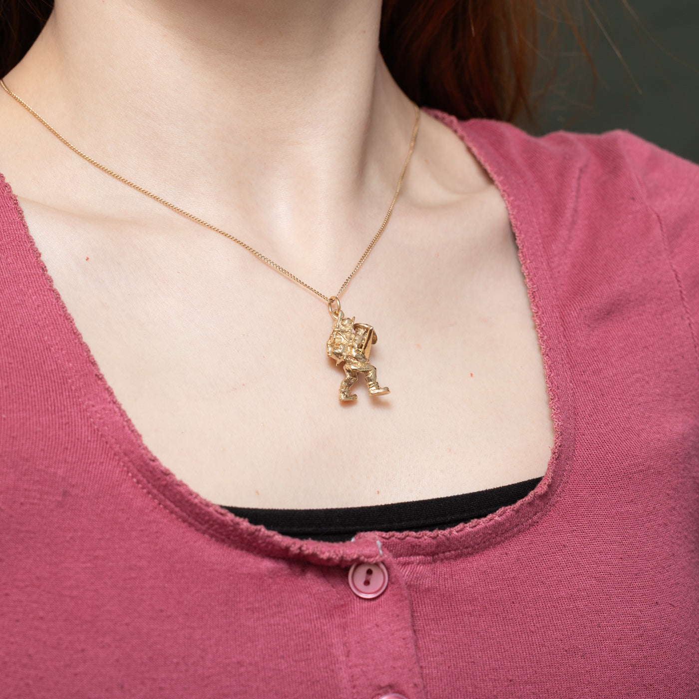 10k Yellow Gold Prospector Charm