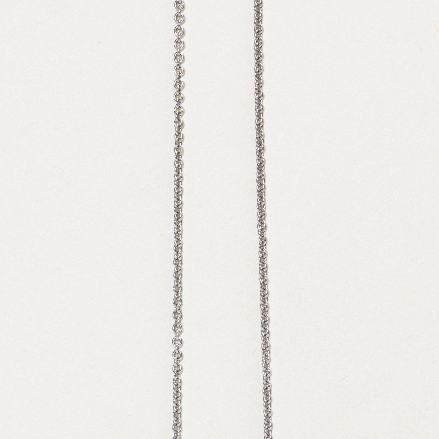 18k Sapphire & Diamond Pear Shaped Drop Necklace | 1.25ct, 0.50ctw | 16"