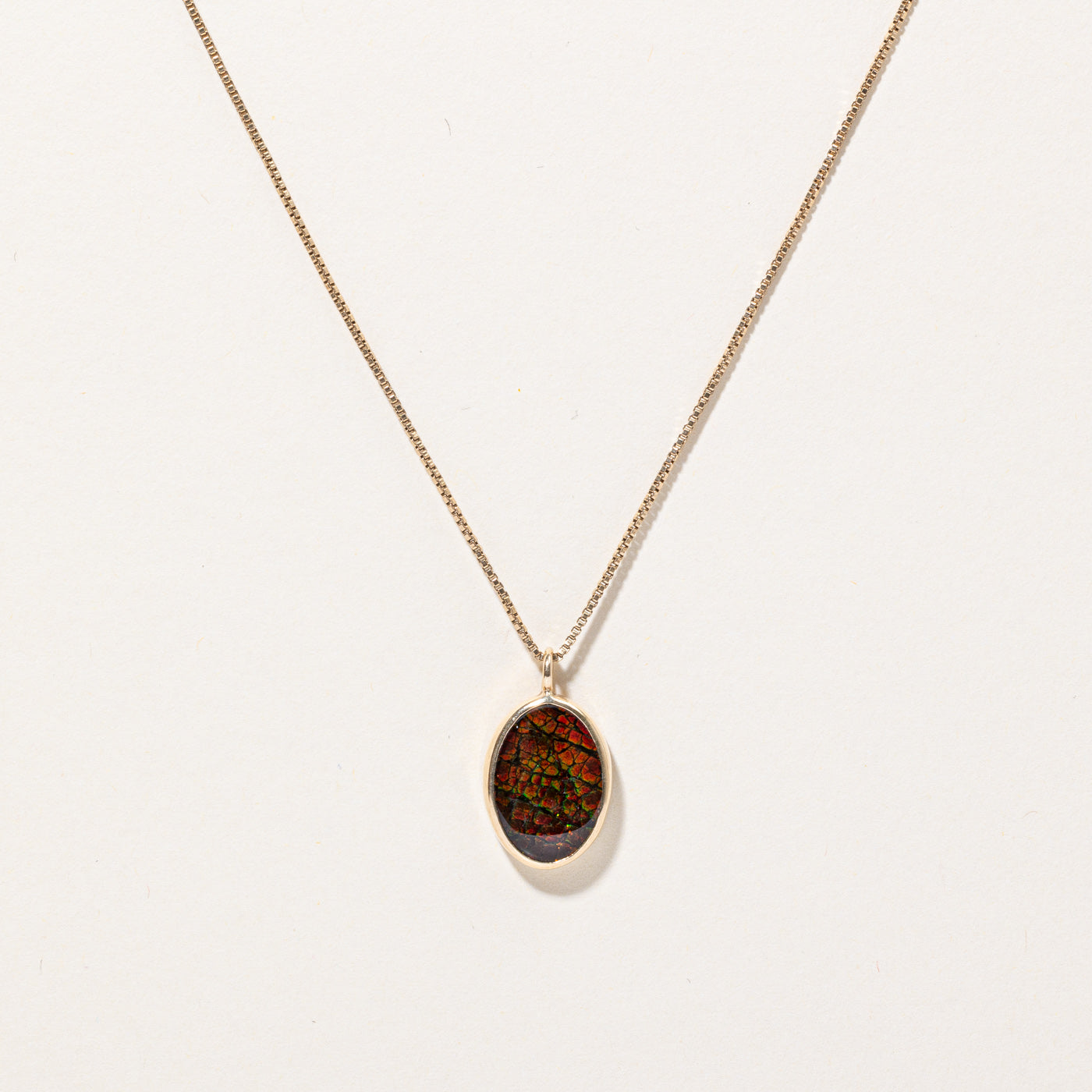 Ammolite Triplet Pendant & Necklace | 2.50ct | 16" |