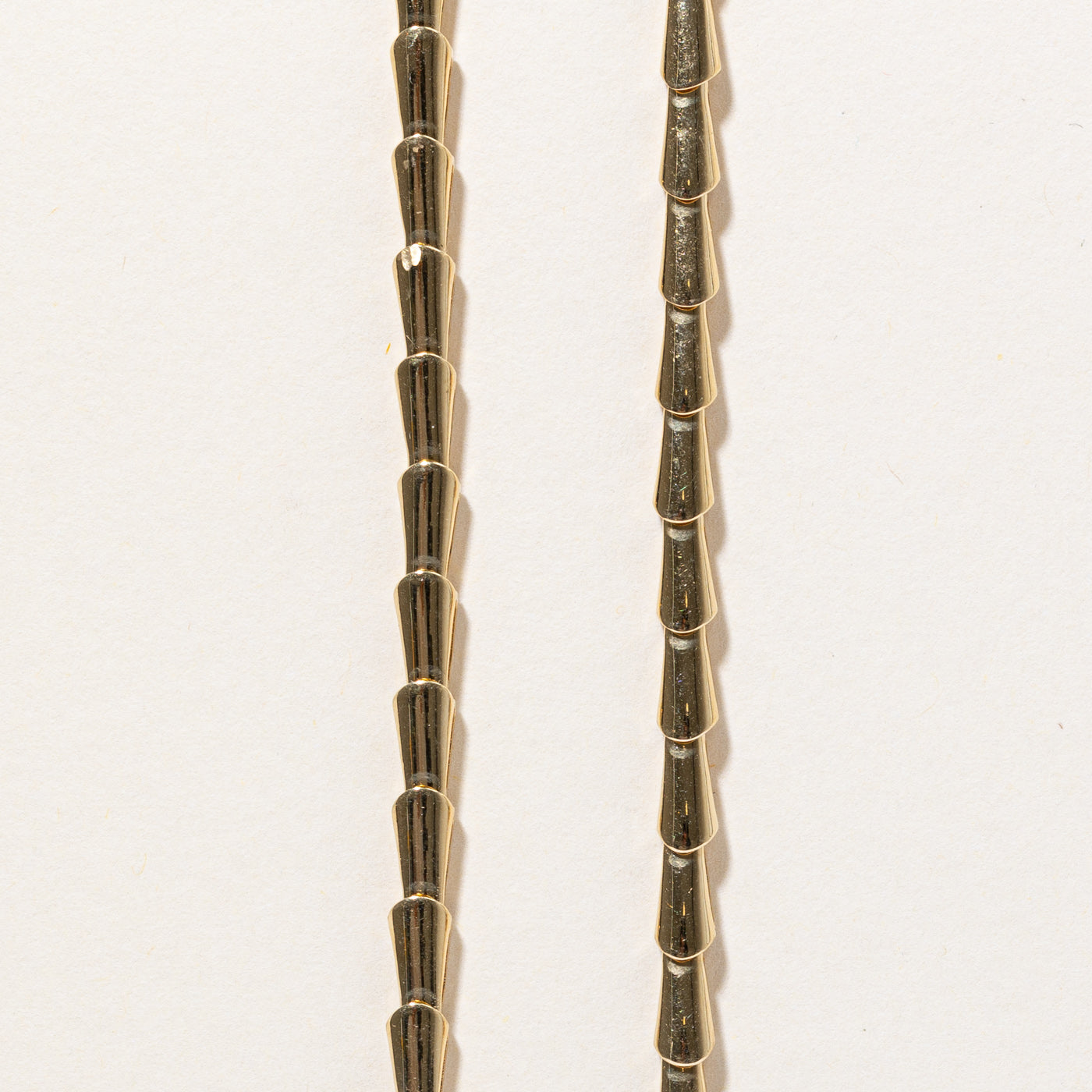 18k Yellow Gold Snake Lariat Necklace | 17" |