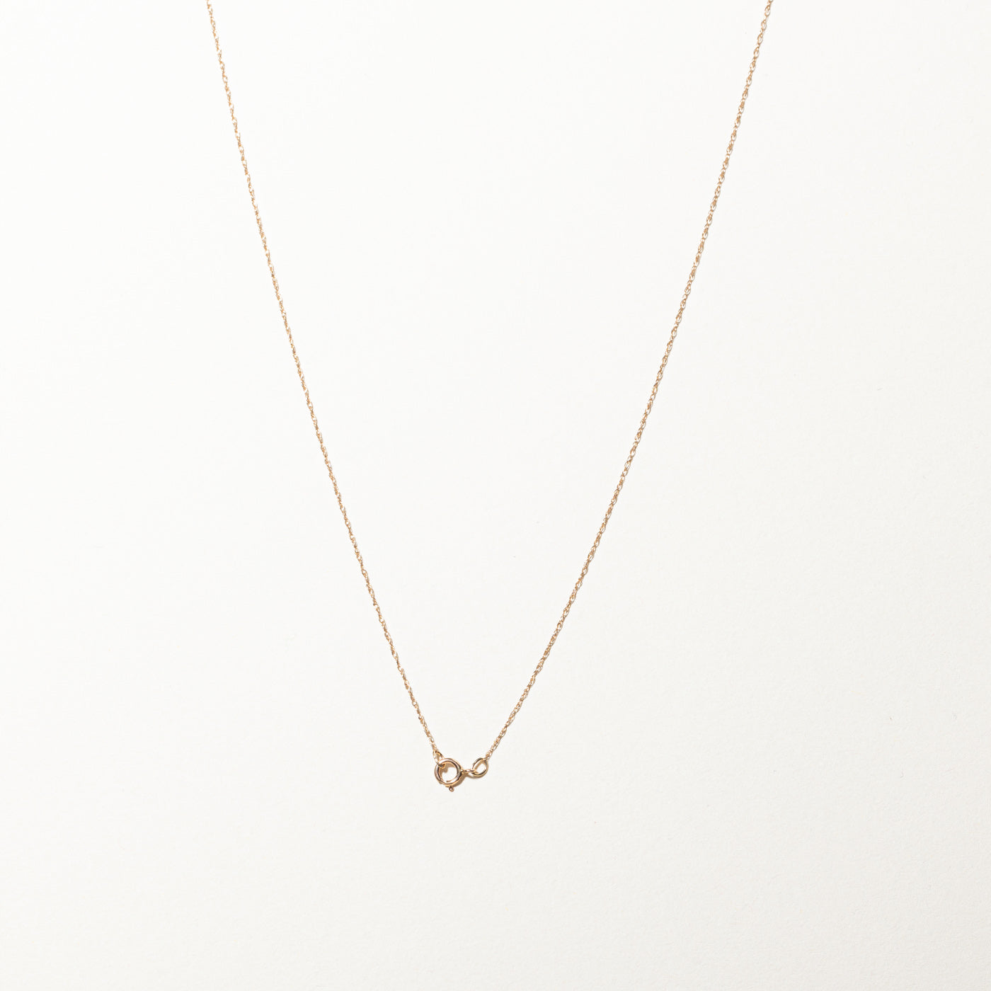 Collier en or rose avec pendentif en diamant | 0,06 ct | 48 cm |