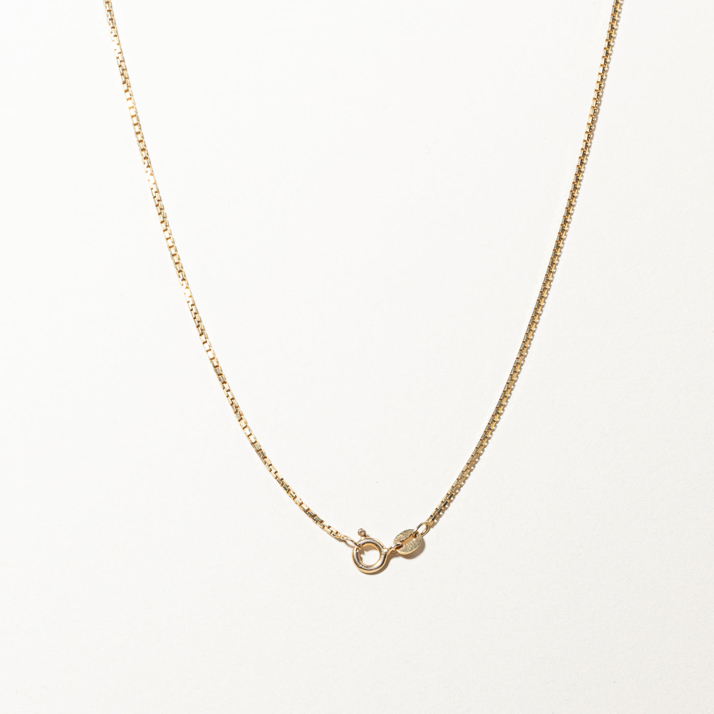 Diamond Box Chain | 0.06ctw | 15"|